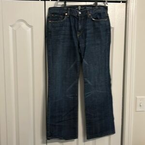 Men’s 7 for all Mankind Bootcut Jeans Size 34 like new